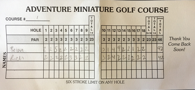 Our most recent game.